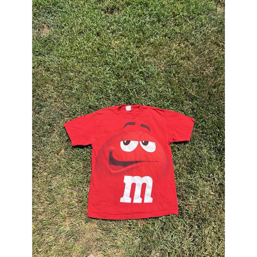 Vintage M&Ms Mens size Large T-Shirt Mars M&M's Big Face 2009